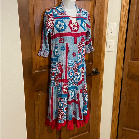 AYASYA BOHO Vibrant Color Intricate Patterns Tropical Gypsy Size Small / Medium - Picture 4 of 12